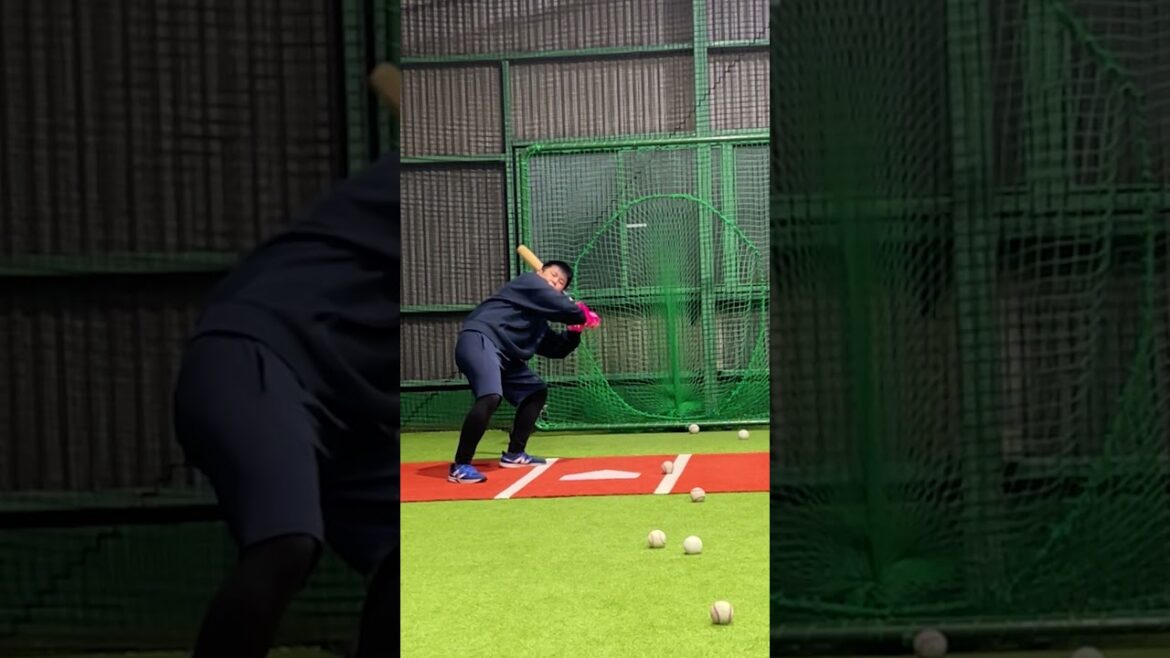 修正しながら良くなっていくバッティング。　#shorts #baseball #野球  #バッティング #野球のミカタ #打撃探究部屋