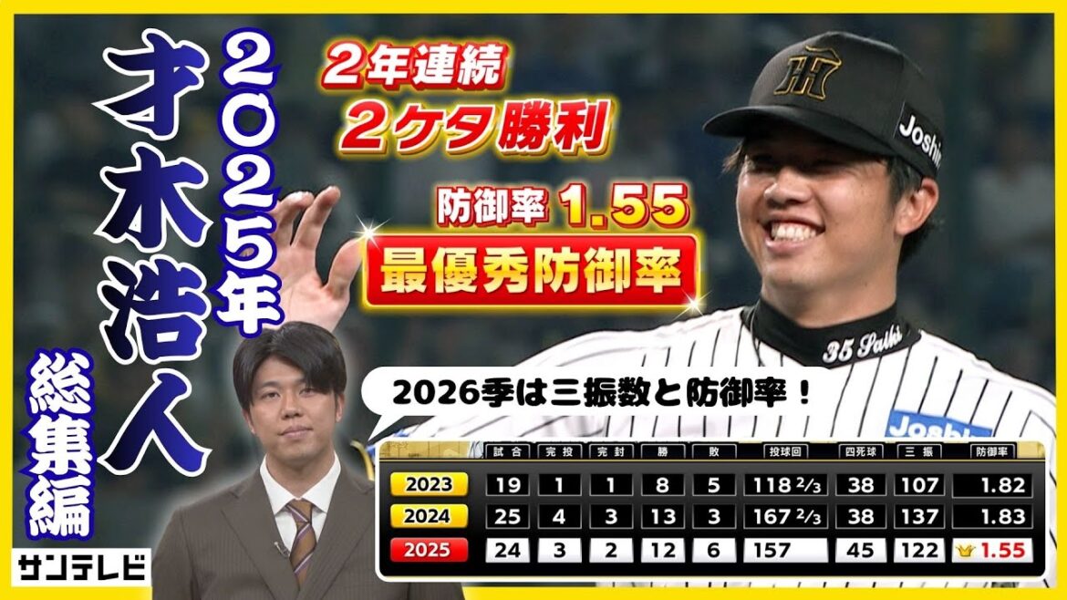【2年連続2ケタ勝利&最優秀防御率】才木浩人投手の2025年シーズンを本人と坂本捕手ともに振り返る! #熱血タイガース党 【2年連続2ケタ勝利&最優秀防御率】才木浩人投手の2025年シーズンを本人と坂本捕手ともに振り返る! #熱血タイガース党