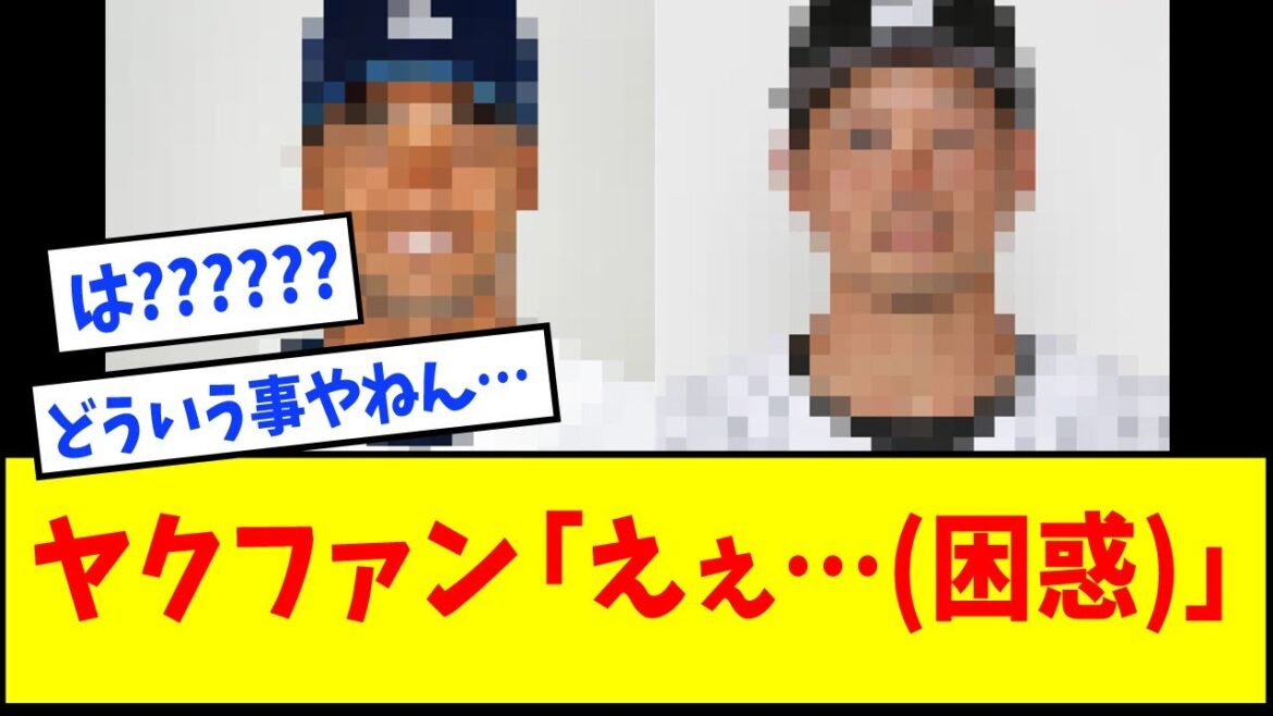 ヤクルト「選手2人獲得したで‼」→ヤクルトファン「えぇ…(困惑)」【なんJ反応】【ネットの反応】