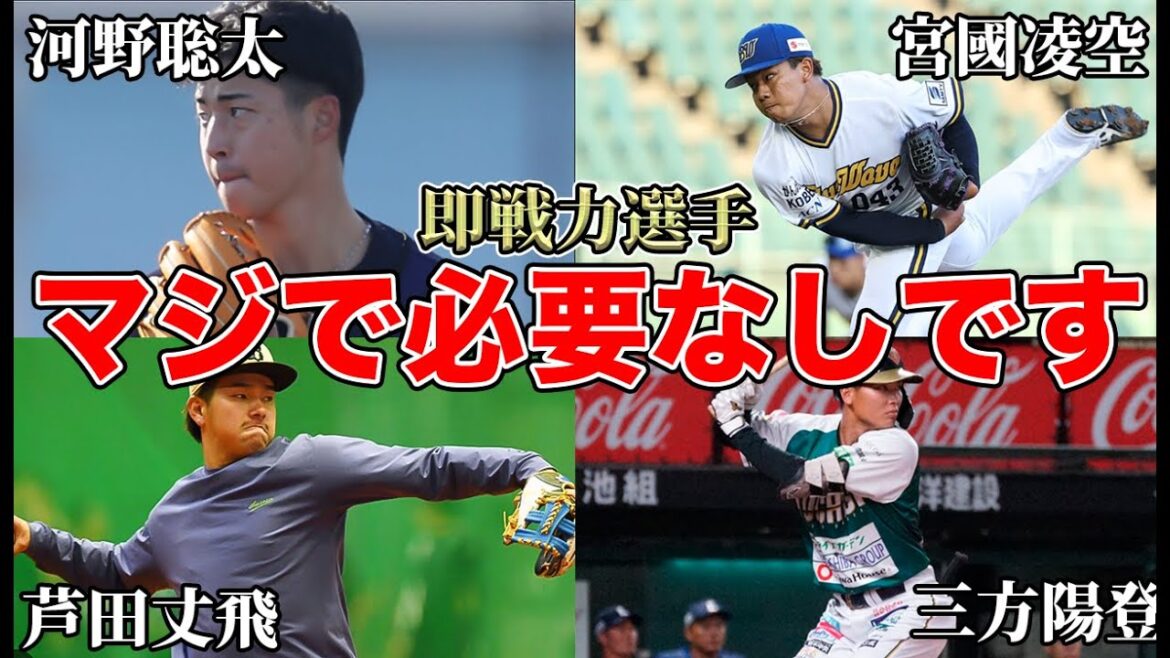 【外国人とTJ組で全埋まり】即戦力選手はもはや必要ない！？ 来季支配下間違いなしの育成選手が多すぎる【超期待】【オリックスバファローズ】