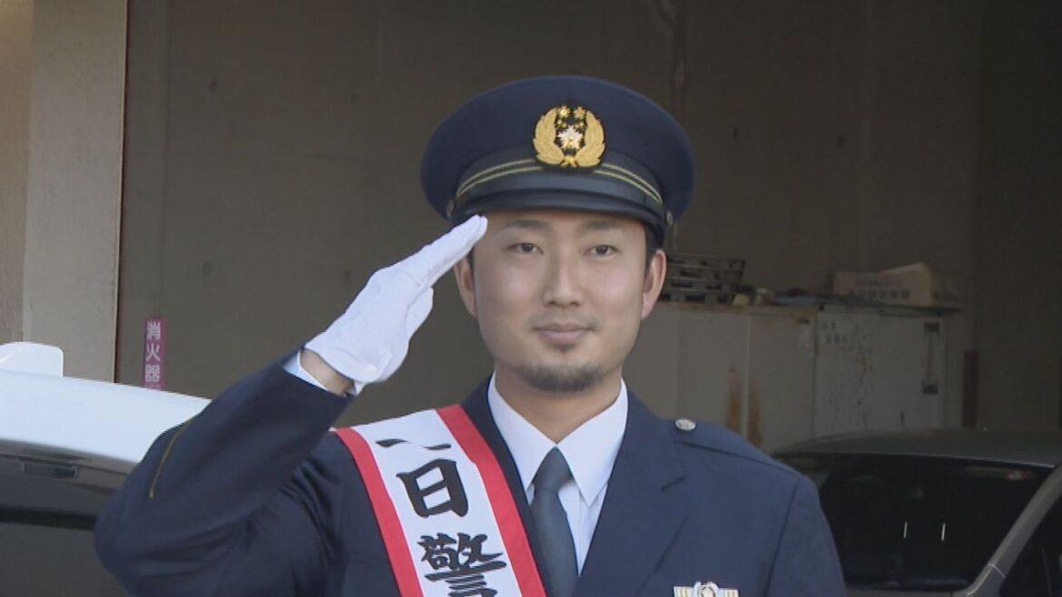 中日・藤嶋健人投手（27） 「お金の話が出たら相談を」 一日警察署長に就任 特殊詐欺の手口実演し注意呼びかけ 愛知（CBCテレビ）