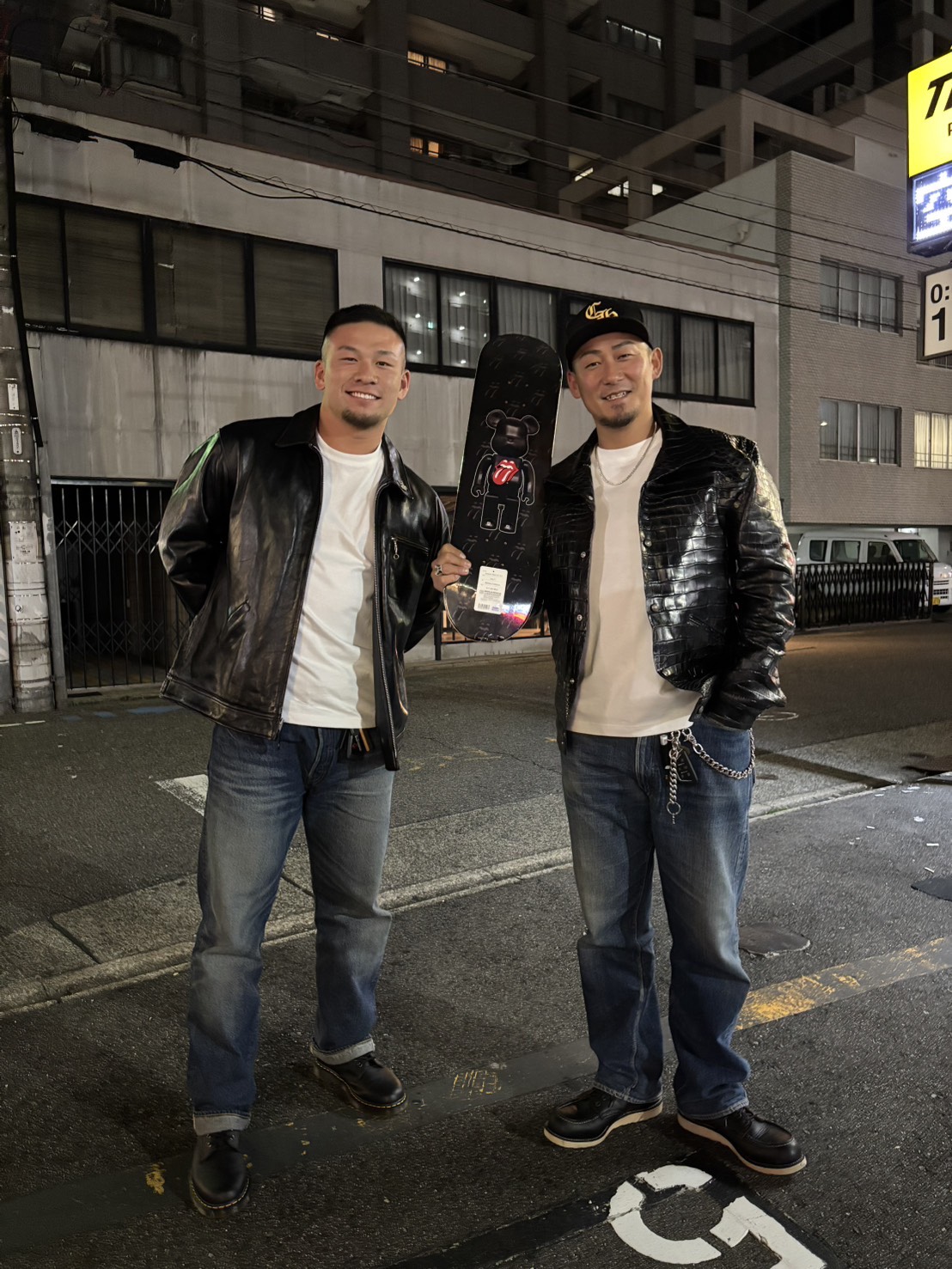 加藤竜馬さん（左）と中田翔さん（加藤さん提供）