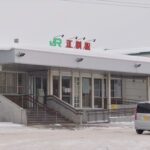 江別駅（冬）