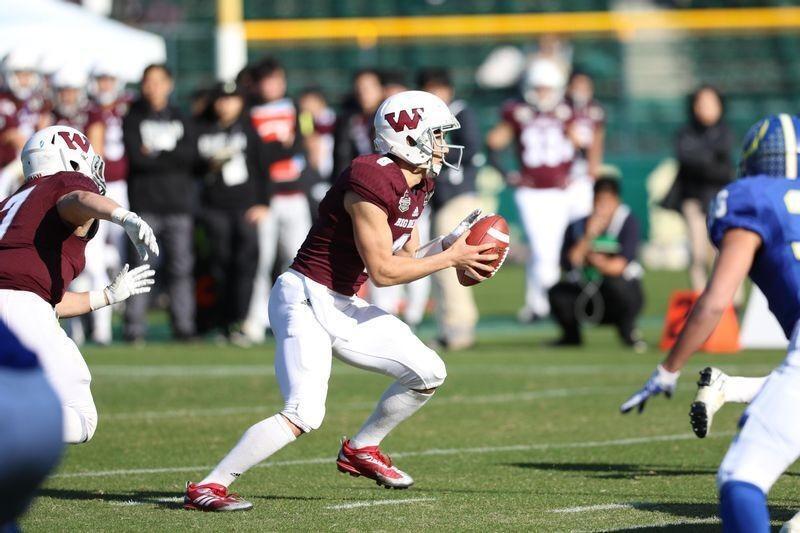 大学ではアメフトに転向したが下級生時は異競技の特性に上手く順応できなかったという（写真提供　吉村優）