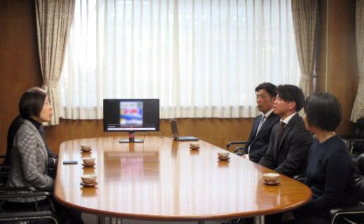 東京ヤクルトスワローズ　並木 秀尊 選手がゲスト講師として登壇・表敬訪問