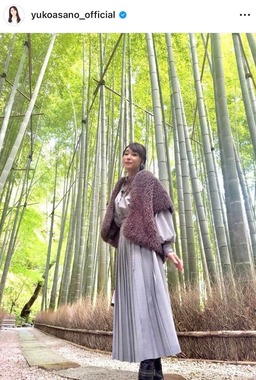 浅野ゆう子さんのインスタグラム（＠yukoasano_official）より