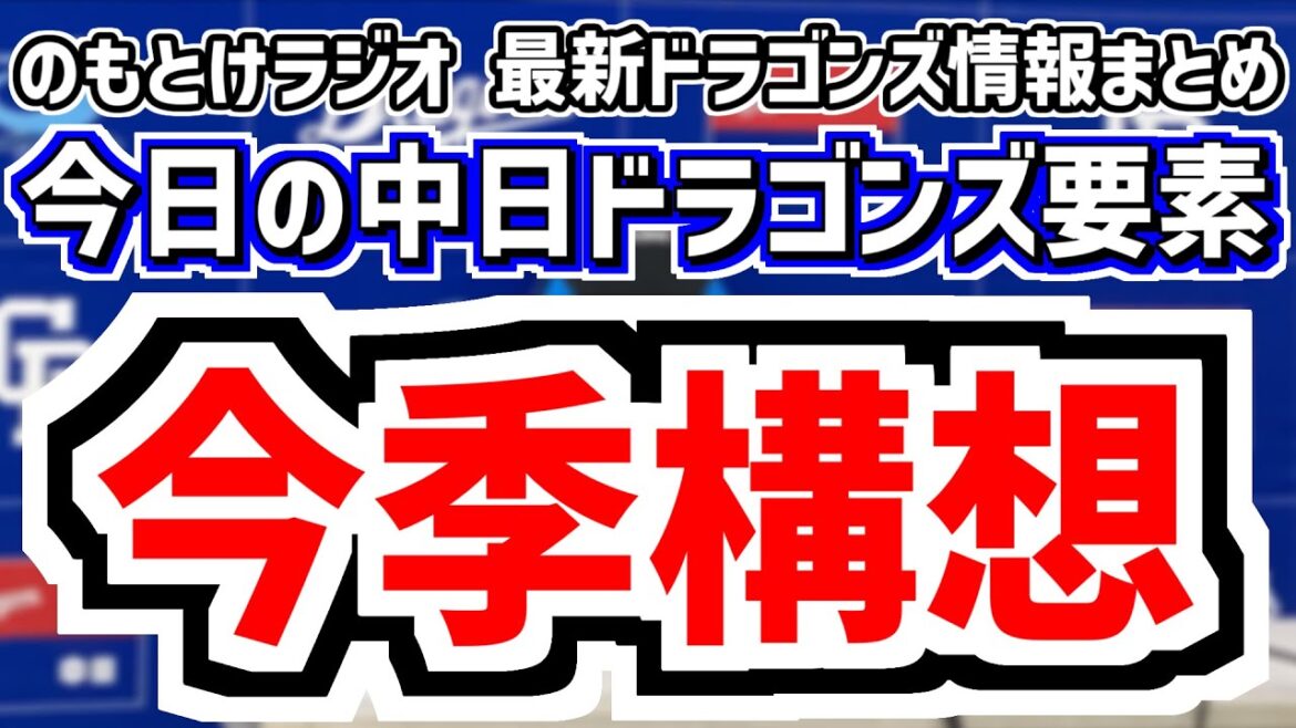 1月1日(木) のもとけラジオ/今日の中日ドラゴンズ要素 今季構想!井上監督が方針 4番打者 セカンド 先発ローテなど語る 開幕スタメン予想は?、音重鎮チーフスカウト退団、高橋宏斗 金丸 中西の誓い 1月1日(木) のもとけラジオ/今日の中日ドラゴンズ要素 今季構想!井上監督が方針 4番打者 セカンド 先発ローテなど語る 開幕スタメン予想は?、音重鎮チーフスカウト退団、高橋宏斗 金丸 中西の誓い