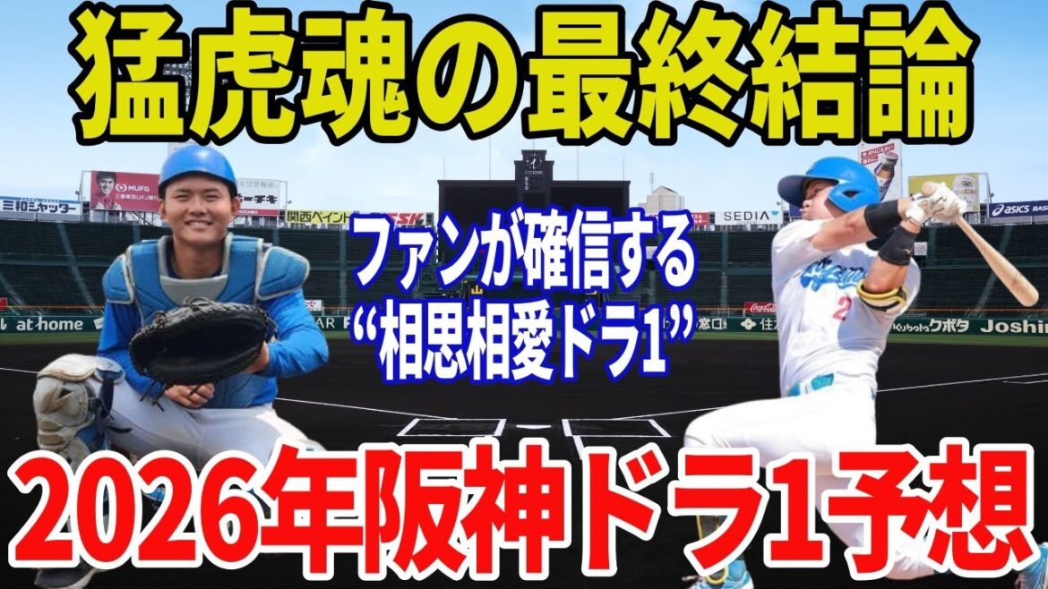 【2026年ドラフト】阪神が2026年ドラフト1位で「渡部海」を指名する理由がヤバすぎる…