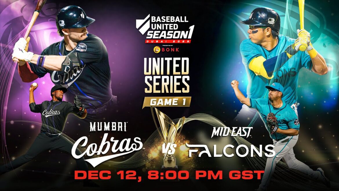 Mumbai Cobras vs Mid East Falcons Live Stream | United Series Game 1 | Baseball United Season One