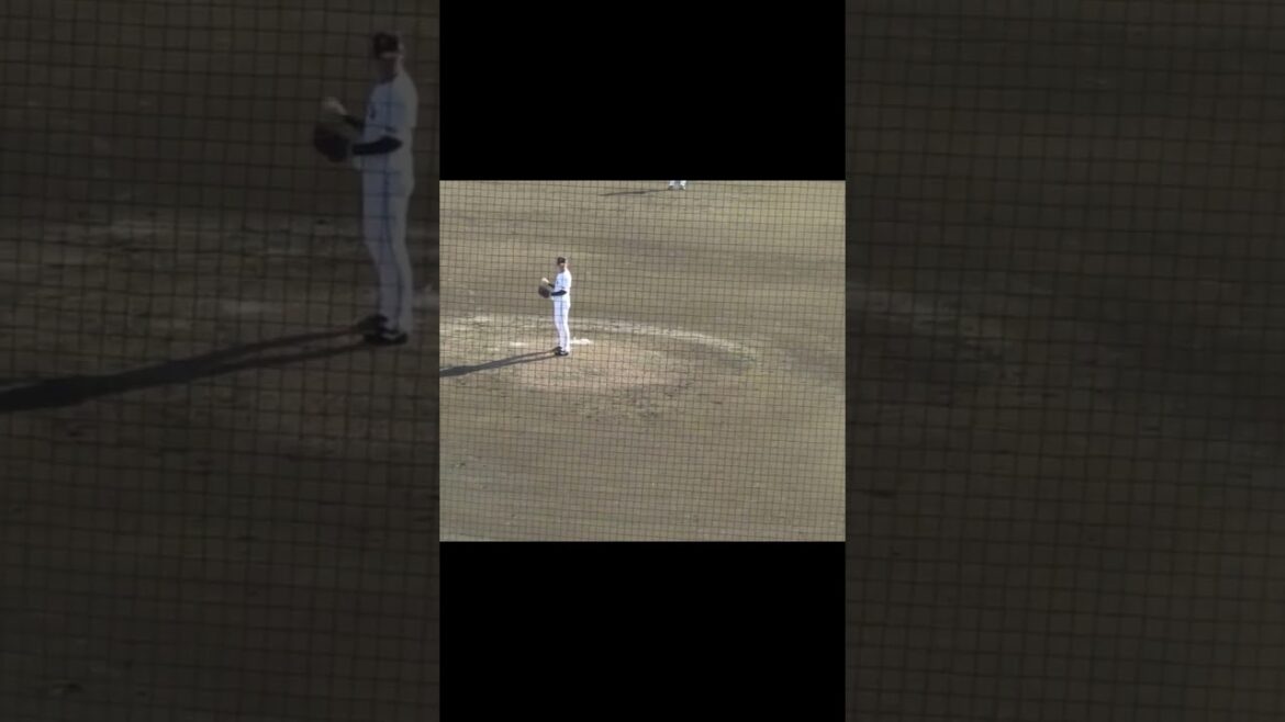 ジャイアンツ鈴木康平ピッチングフォーム　2024年3月13日 春季教育リーグ読売ジャイアンツ対 横浜DeNAベイスターズ