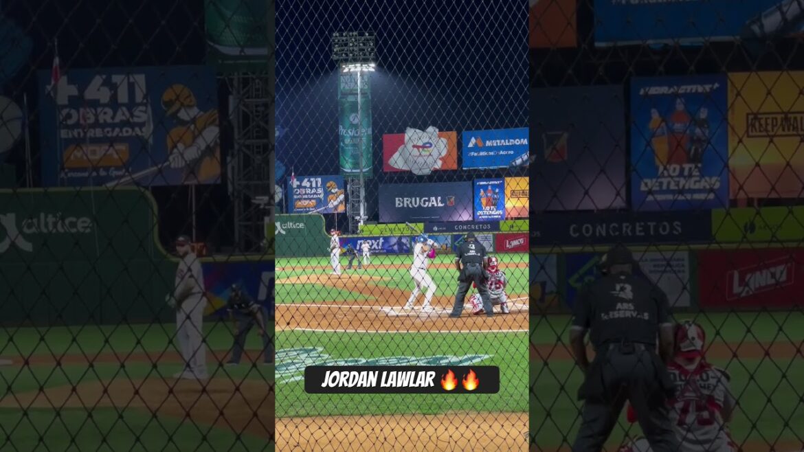 Jordan Lawlar vs Victor Santos #liceycampeon #lidom #baseball #licey #mlb #pelotainvernal #escogido