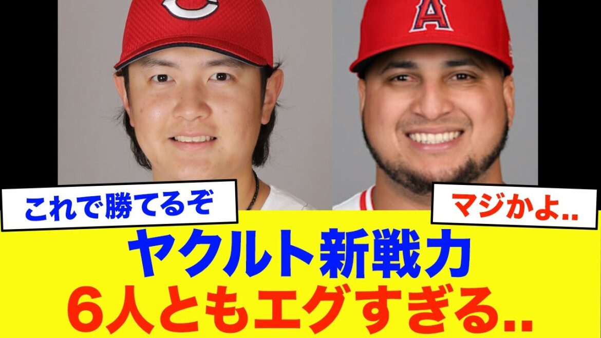 【ヤクルト】新戦力6人がとんでもない...全選手徹底解説【プロ野球】