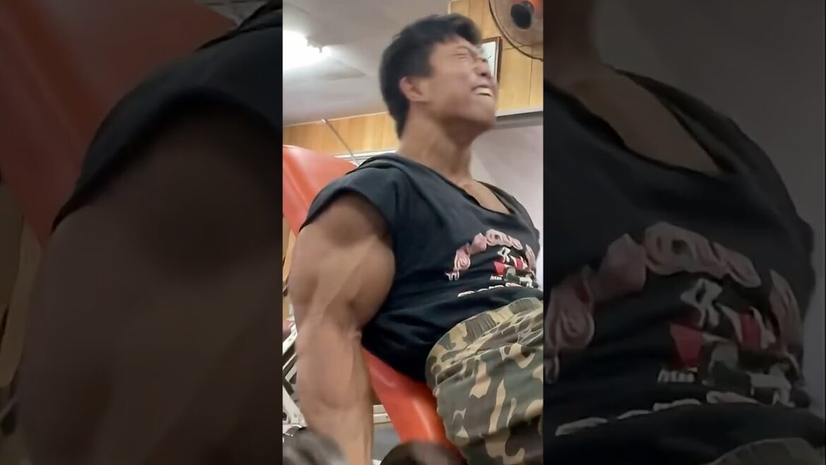 渡部史也最強の腕トレ二頭筋編‼️ #筋トレ #ボディビル #腕トレ #bodybuilding