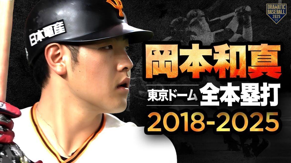 「岡本和真」東京ドーム本塁打集（2018年〜2025年）