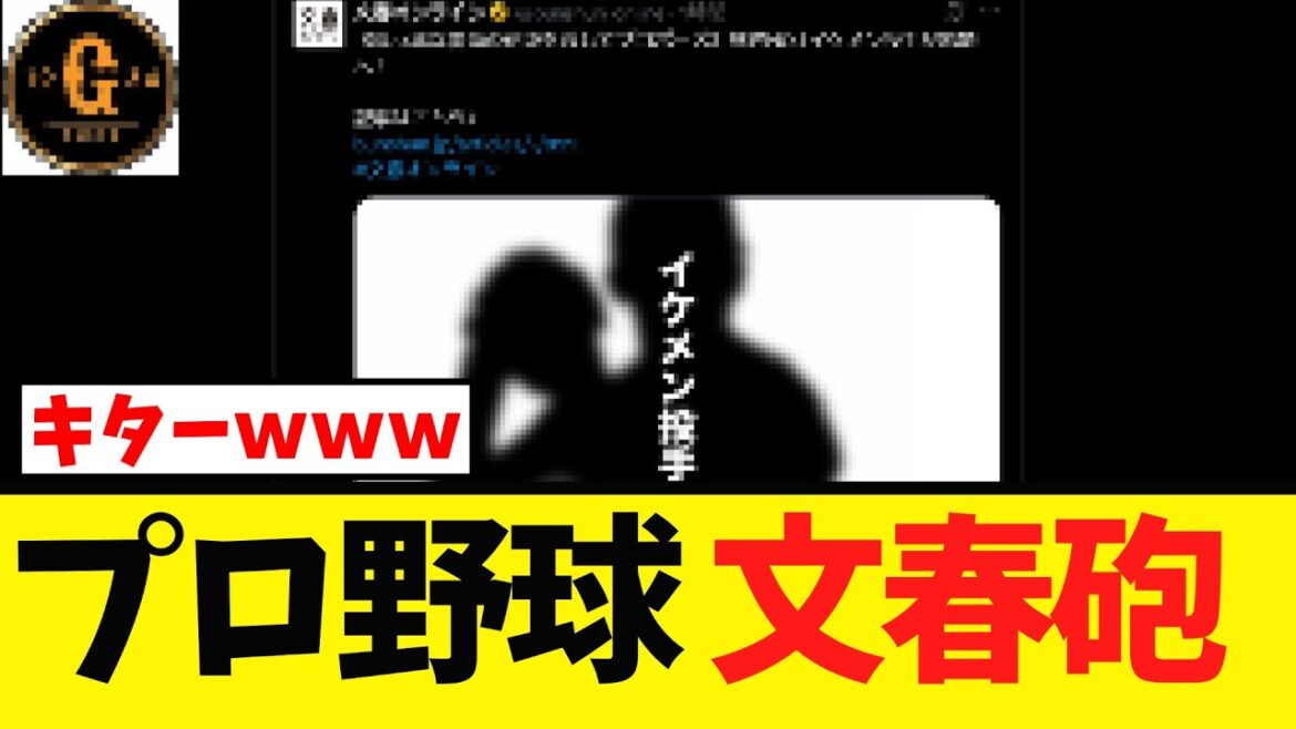 【文春砲】プロ野球 誰かが結婚したらしいｗｗｗ