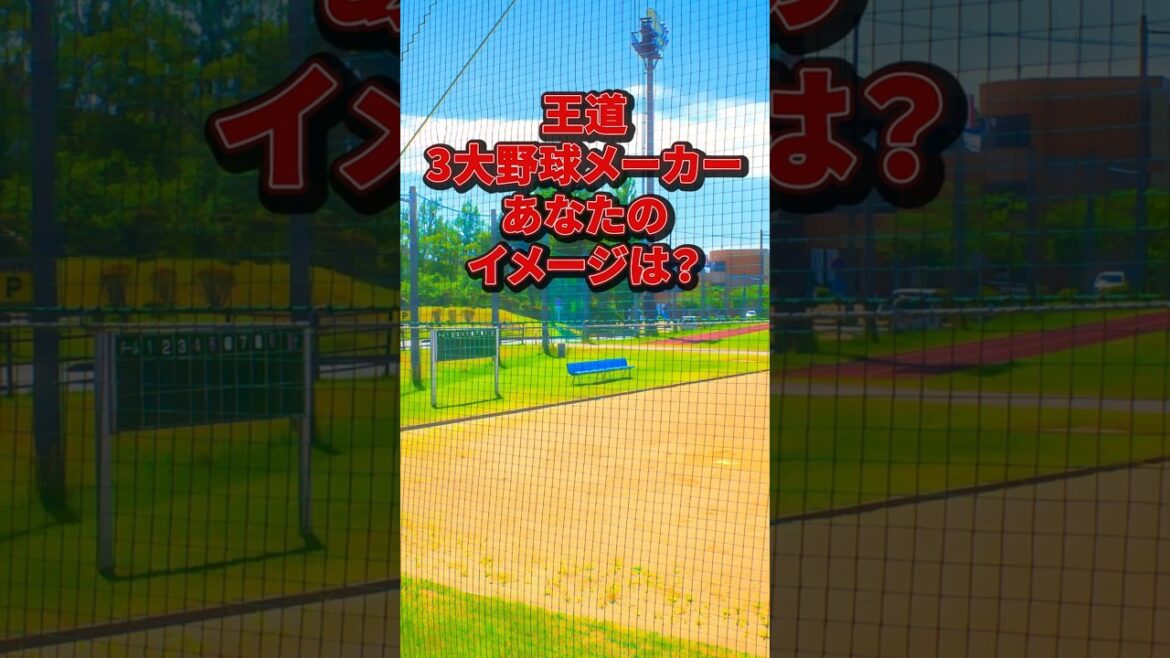 ド定番、だけど個性異なる3大野球メーカー！それぞれの道で発展してきた　#野球 #野球道具 #野球用品 #ミズノ #ZETT #SSK