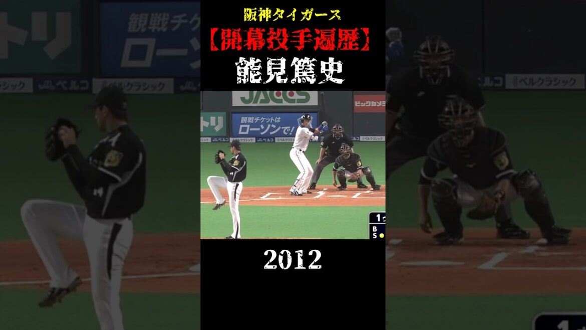 【今年は誰⁉️】歴代開幕投手をイッキ見🐯🔥#阪神タイガース #阪神 #プロ野球