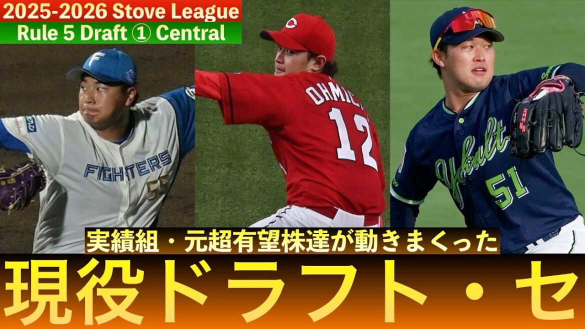 【現役ドラフト】セ・リーグ６球団の現役ドラフトを振り返る！【実績組・元有望株多数】　＃濱田太貴　＃大道温貴　＃松浦慶斗