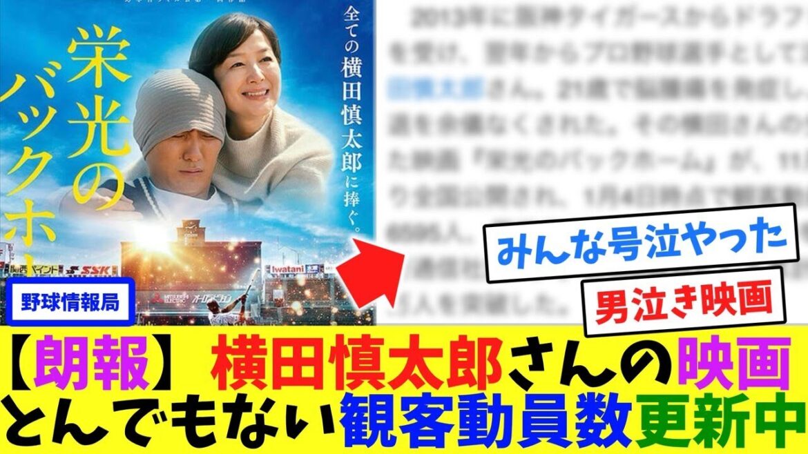 【朗報】横田慎太郎さんの映画、とんでもない観客動員数更新中【ネット情報局】