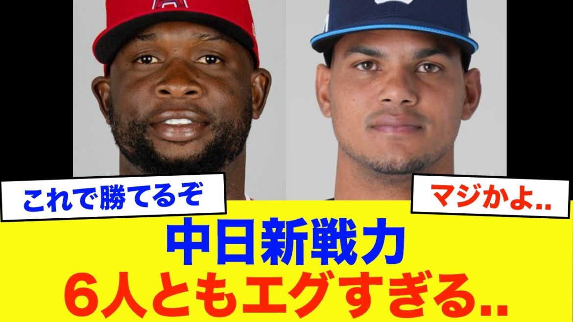 【中日】新戦力6人がとんでもない...全選手徹底解説【プロ野球・中日ドラゴンズ】