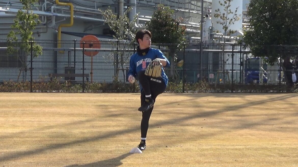 【下村海翔】2023年ドラ1が今年覚醒飛躍の予感！連日の出力を上げた投球練習に期待が大きく膨らむ！！小川一平投手も今年支配下に戻るべく鍛錬を積む！！【阪神新人合同自主トレ2日目】2026.1.8