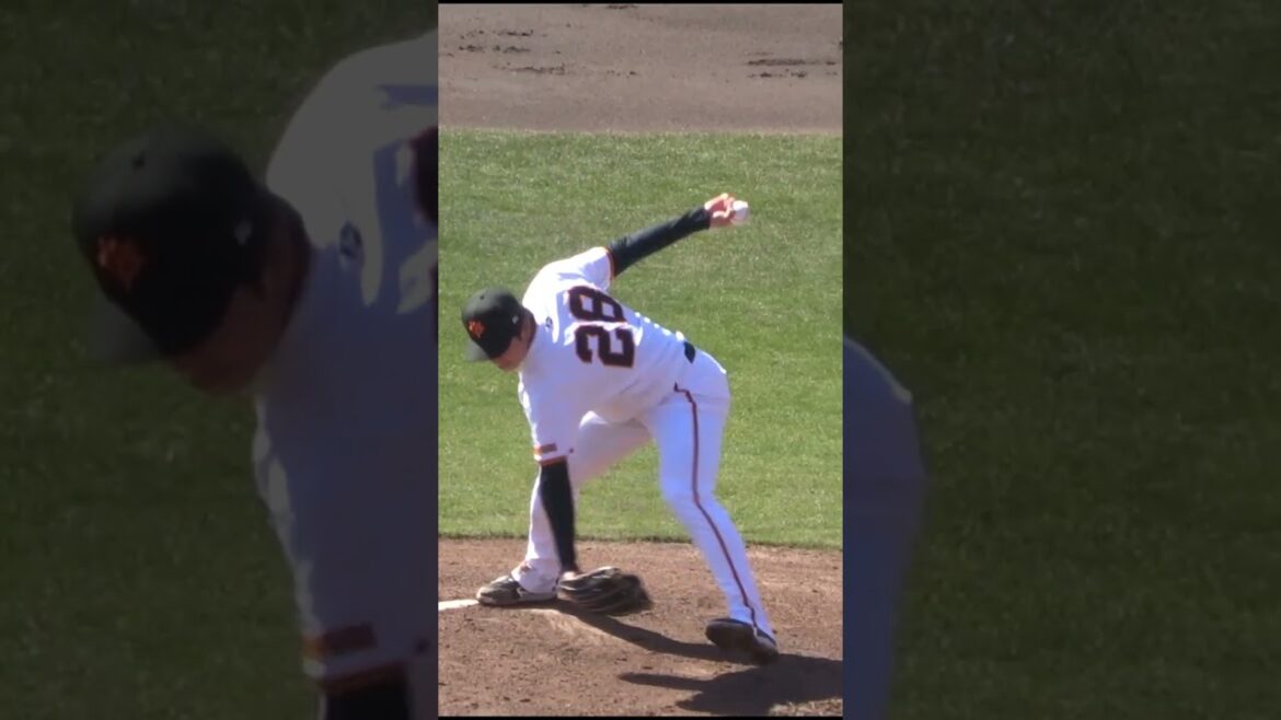 元巨人 #高橋礼 #サブマリン の投球フォーム