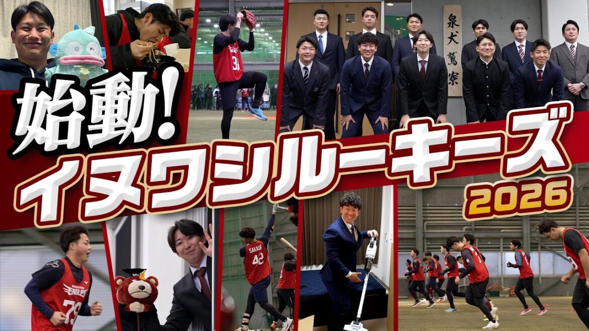 【裏側たっぷり⚾】新入団選手の入寮＆合同自主トレに密着📹