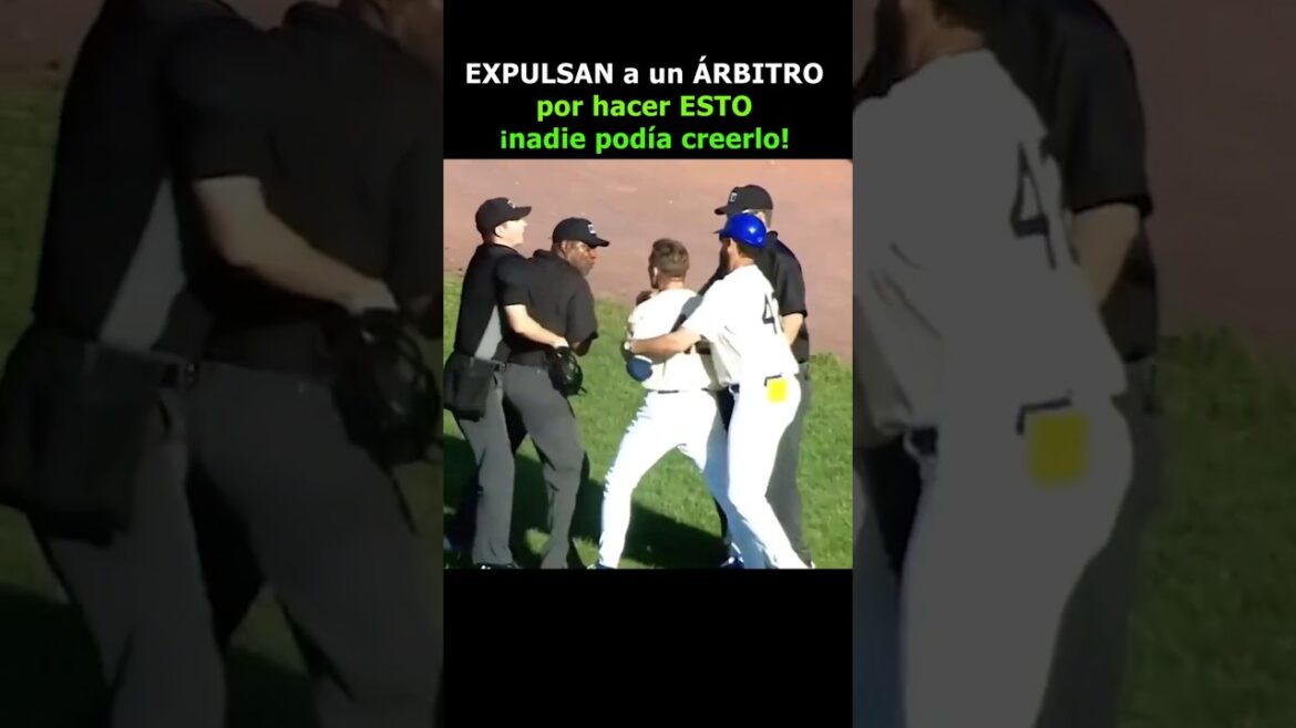 VERGÜENZA; el UMPIRE que fue EXPULSADO por su mal COMPORTAMIENTO #MLB #GrandesLigas #BASEBALL
