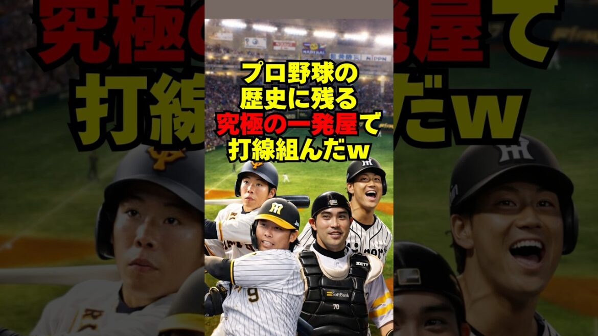 プロ野球の歴史に残る「究極の一発屋」で打線組んだｗｗ