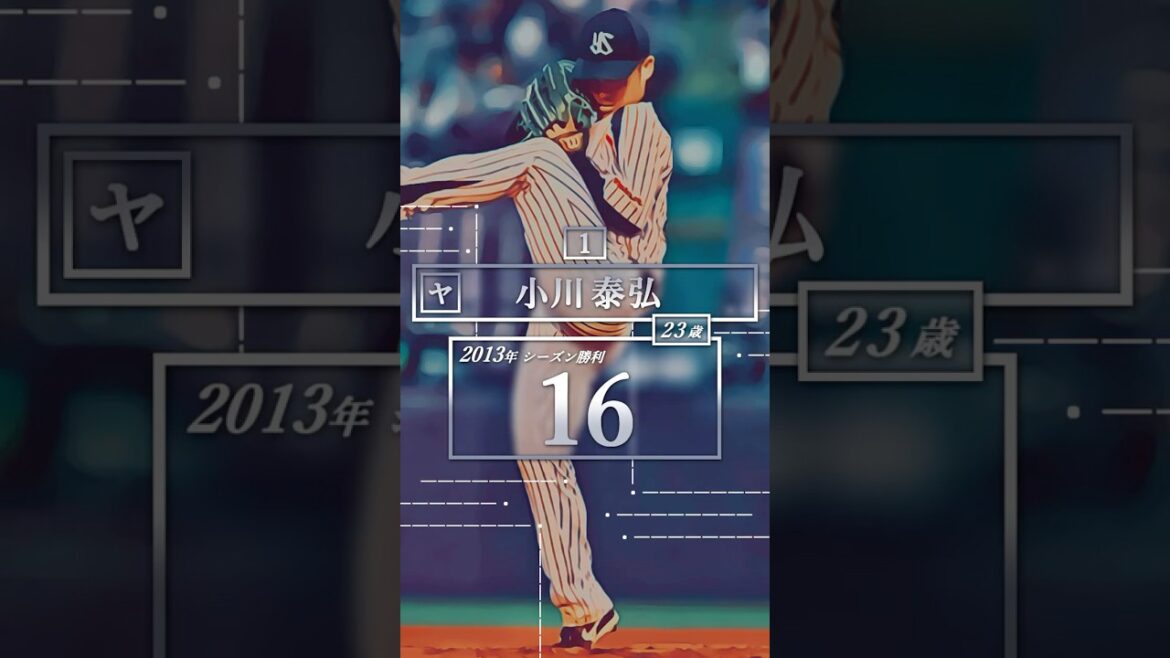 【プロ野球】2013年セ・リーグ シーズン勝利ランキング トップ１７ #小川泰弘 #前田健太 #菅野智之