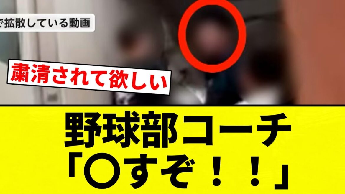 【いつもの野球部ニュース】野球部コーチ 完全にやらかす【プロ野球反応集】【2chスレ】【なんG】