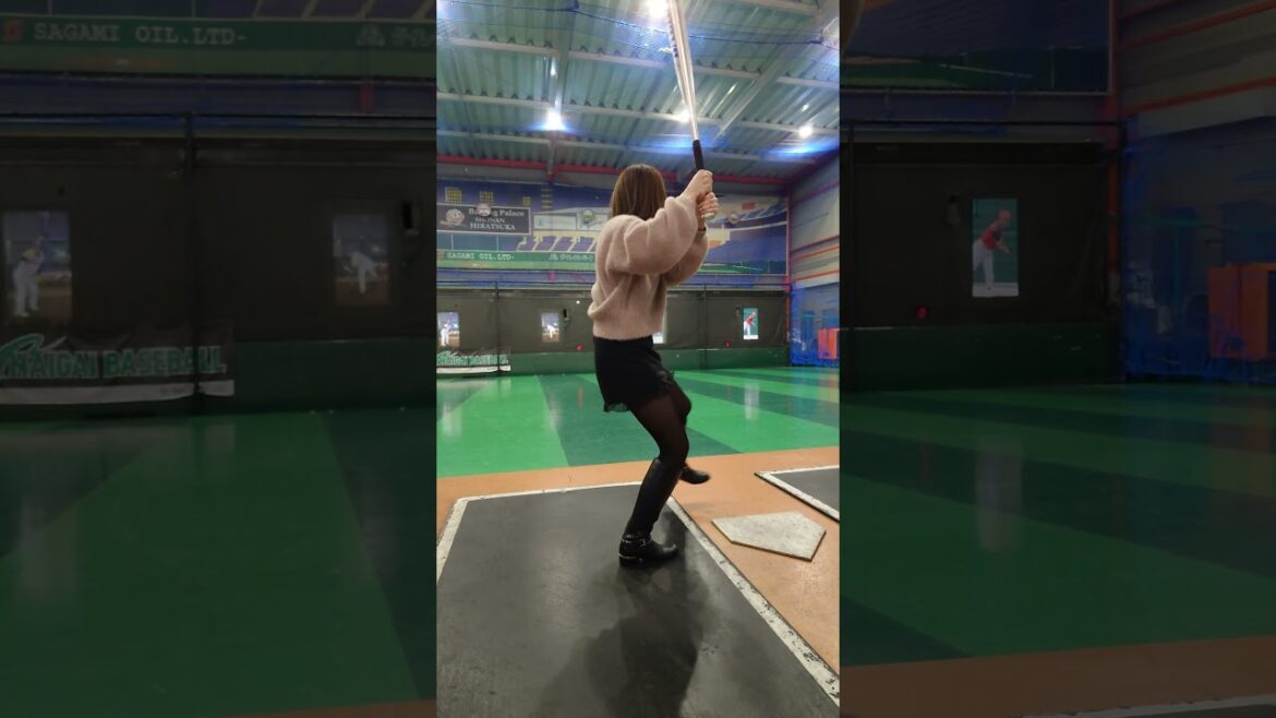 山田哲人でホームラン！#野球女子 #野球 #baseball