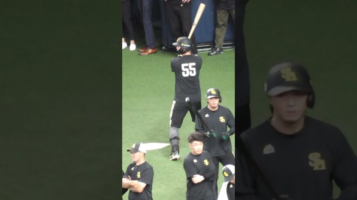 石塚 綜一郎　パワーヒッターも必須のバント練習　#福岡ソフトバンクホークス #shorts