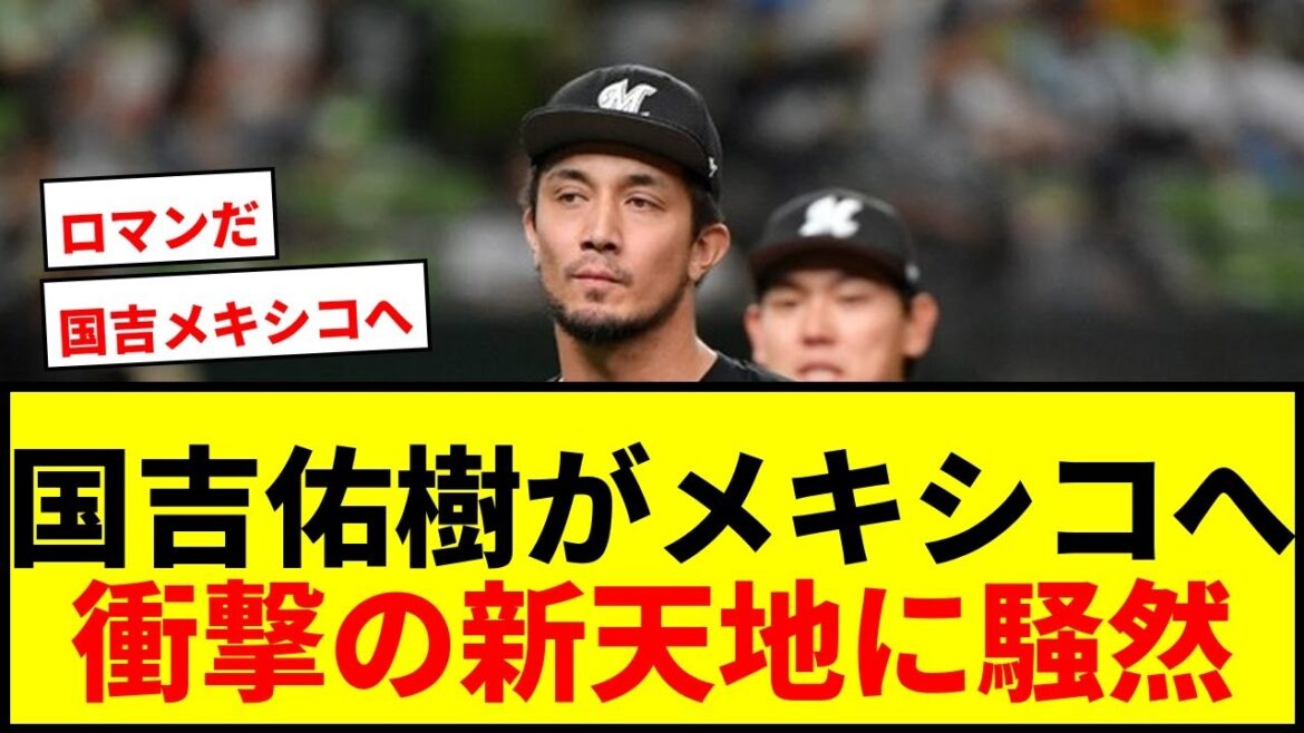 【速報】国吉佑樹がメキシカンリーグ入団でファン騒然！戦力外から3か月…衝撃の新天地に「ロマンだ」