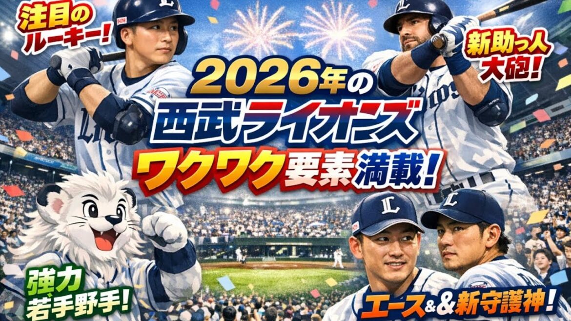 【西武ライオンズ】今季のライオンズの期待要素