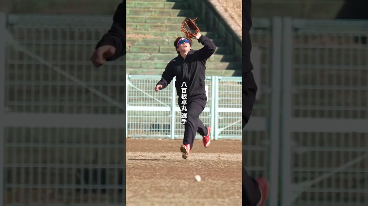 【元巨人】八百板卓丸選手・伊藤海斗選手の外野守備練習 #shorts #baseball #sports #ジャイアンツ #巨人 #プロ野球