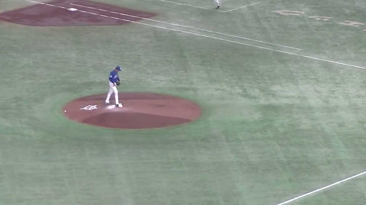 ピンチで丸佳浩を三振にとる松木平優太【読売ジャイアンツ対 中日ドラゴンズ2024年9月16日】