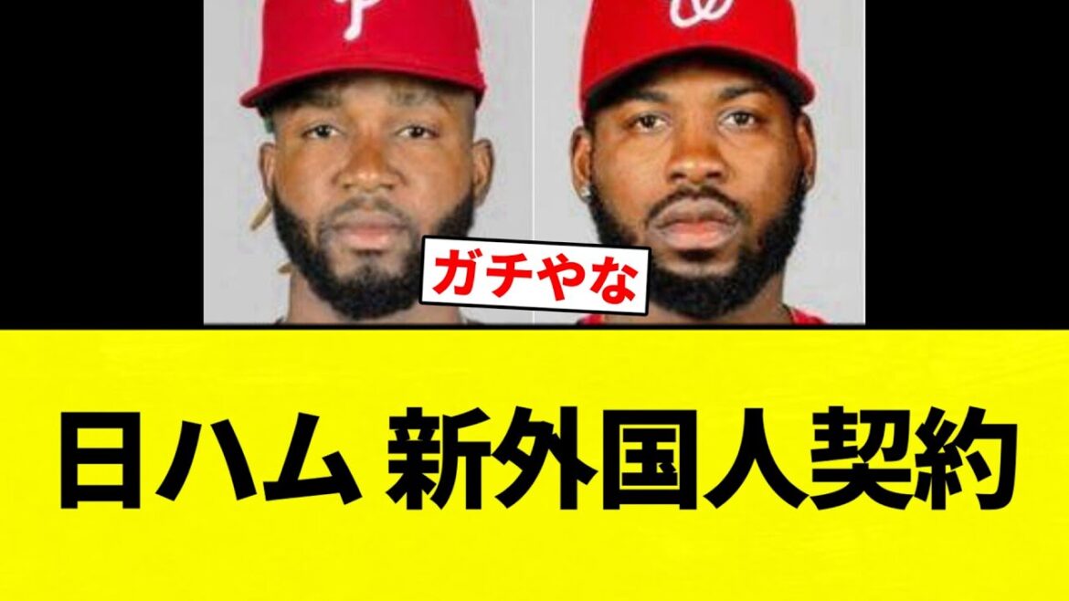 【日ハム】日ハム 新外国人契約【プロ野球反応集】【2chスレ】【なんG】