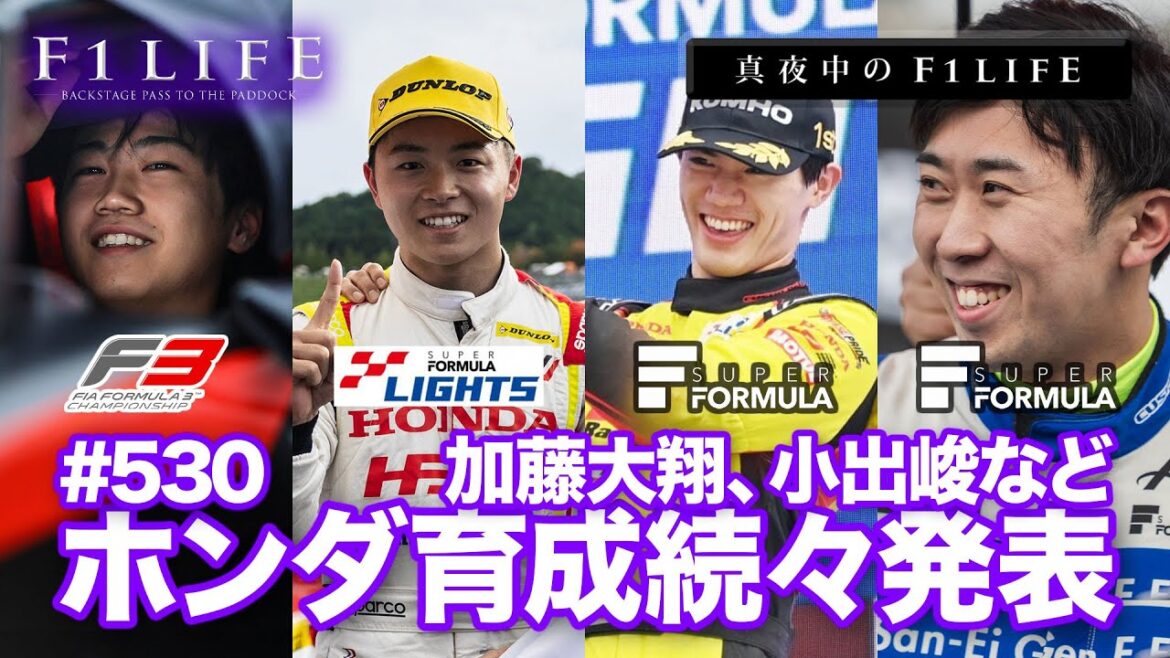 【真夜中のF1LIFE】加藤大翔はFIA F3とFRME参戦、小出峻はスリーボンドでSF