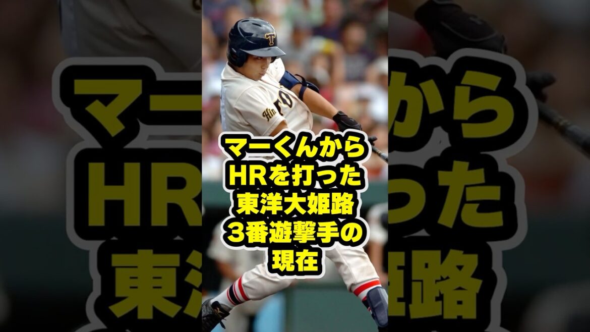 マーくんから甲子園で唯一HRを放った東洋大姫路3番遊撃手の現在 #甲子園 #野球 #高校野球 マーくんから甲子園で唯一HRを放った東洋大姫路3番遊撃手の現在 #甲子園 #野球 #高校野球