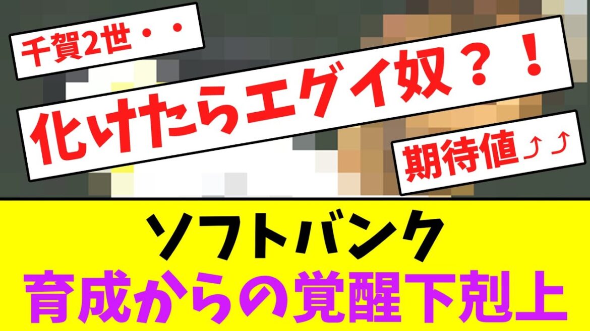 ソフトバンクホークス、育成からの覚醒下剋上！！！【なんJなんG】【2ch5ch】