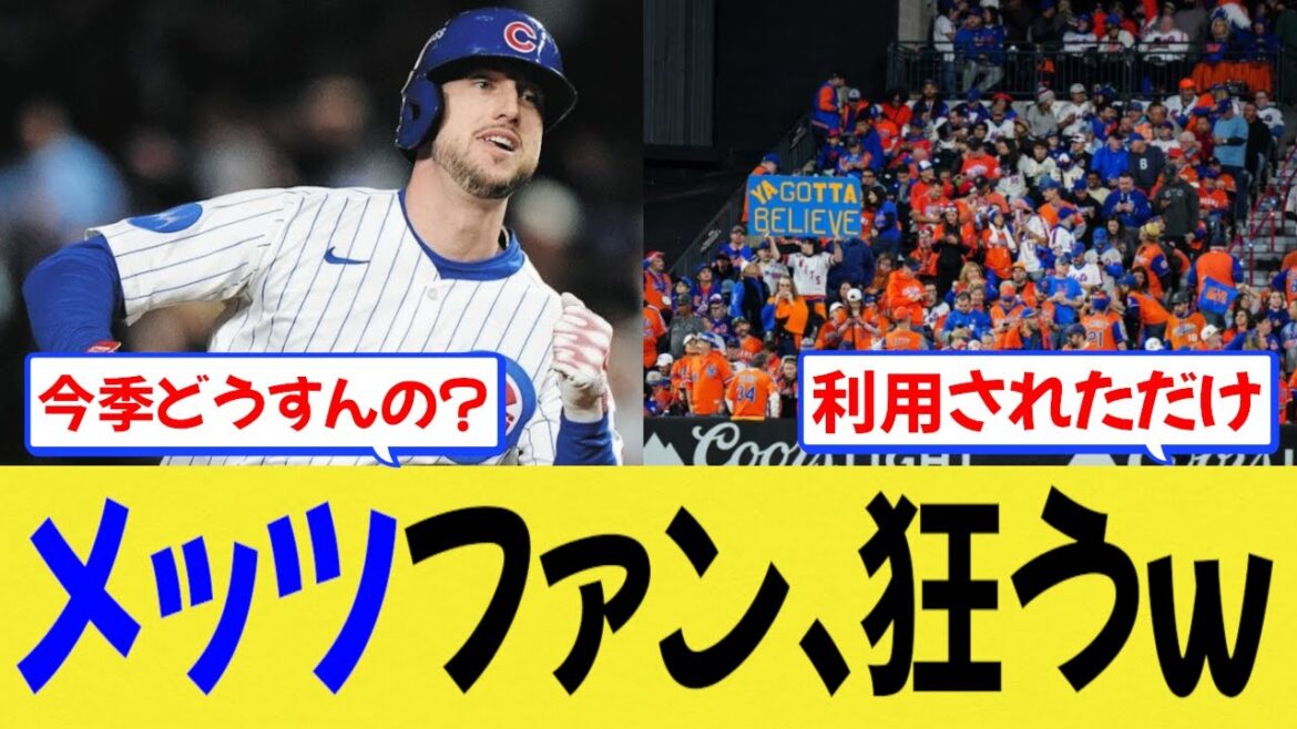 【海外の反応】メッツファン、怒り狂うｗ【MLB】【なんjプロ野球】