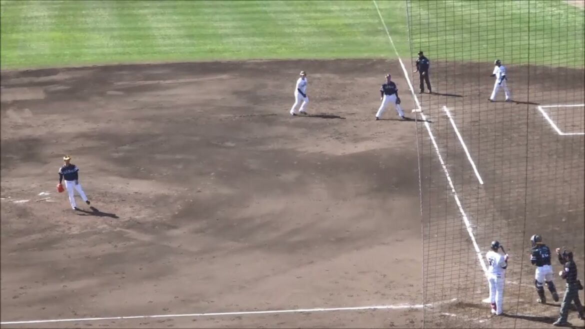 田浦文丸 vs 石塚綜一郎（ホークス2025春季キャンプ・紅白戦）