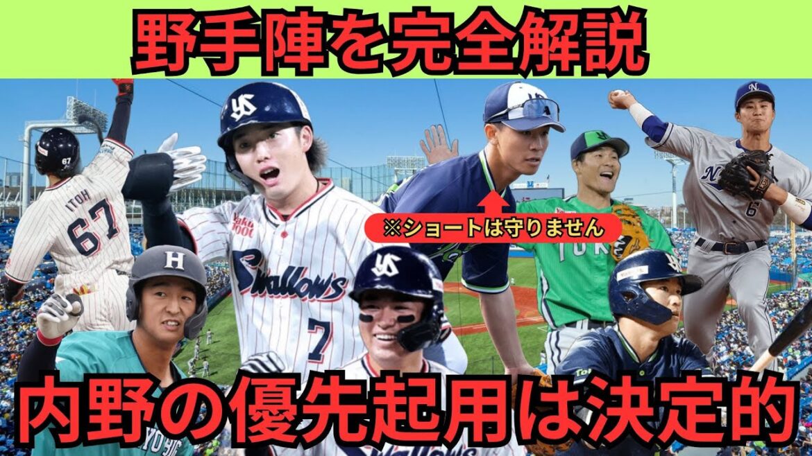 【内山壮真のショートは反対です】補強なしで挑む野手陣を徹底解説!各ポジションから打順まで 【内山壮真のショートは反対です】補強なしで挑む野手陣を徹底解説!各ポジションから打順まで