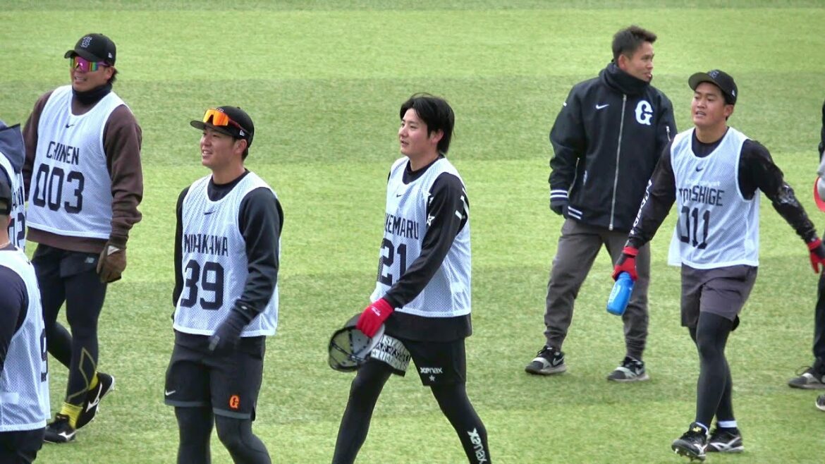 【2026年1月20日】読売ジャイアンツ　新人合同自主トレ　ジャイアンツタウンスタジアム