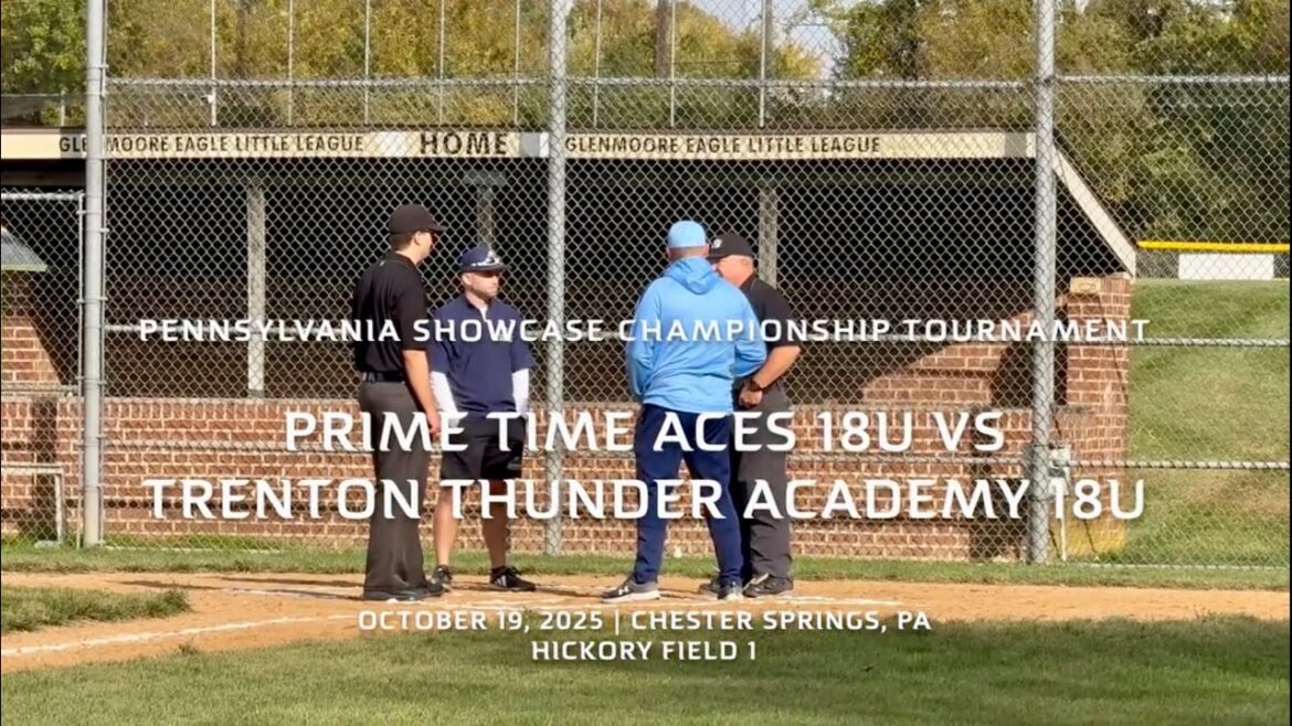 Prime Time Aces 18U vs Trenton Thunder Academy 18U (Oct 19, 2025) Pennsylvania Showcase Tournament Prime Time Aces 18U vs Trenton Thunder Academy 18U (Oct 19, 2025) Pennsylvania Showcase Tournament
