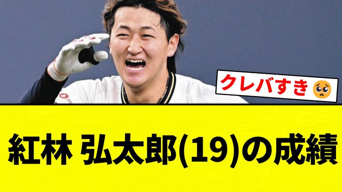 【これや！！】紅林 弘太郎(19)の成績【プロ野球反応集】【2chスレ】【なんG】