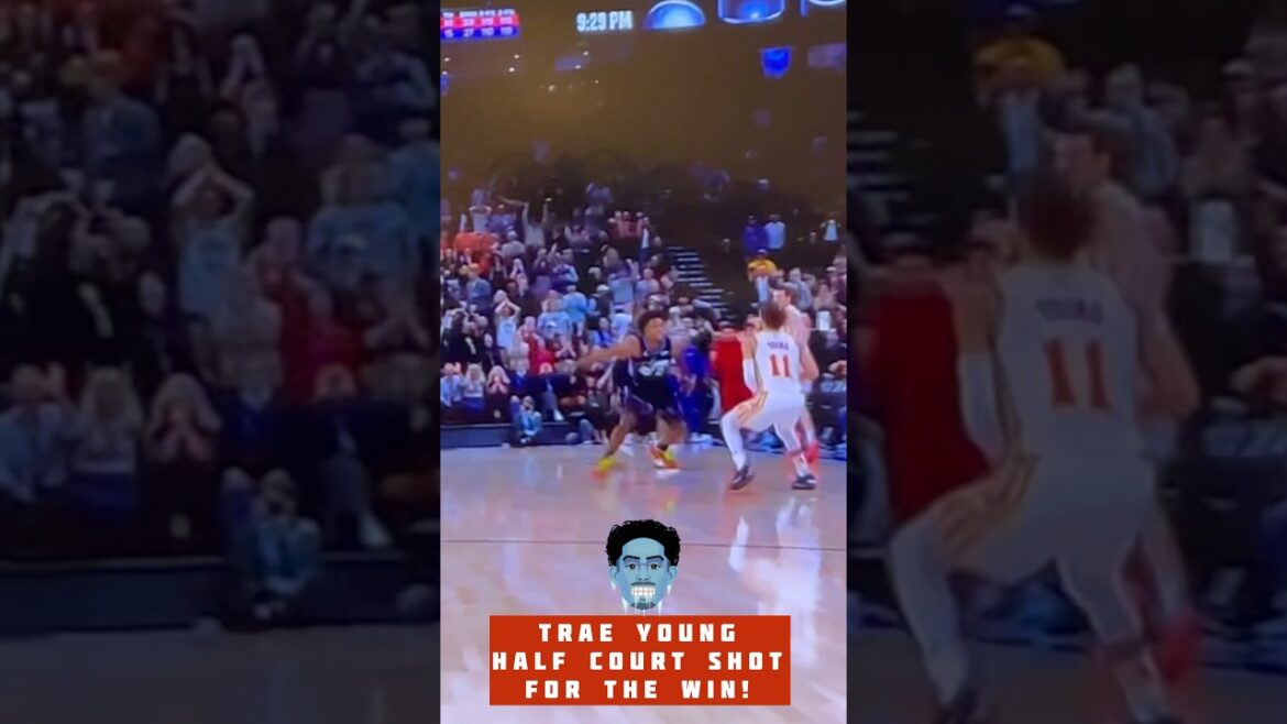 Atlanta Hawks Trae Young Half Court Shot for the WIN‼️🏀👀 @ATLHawks  @NBA #shorts