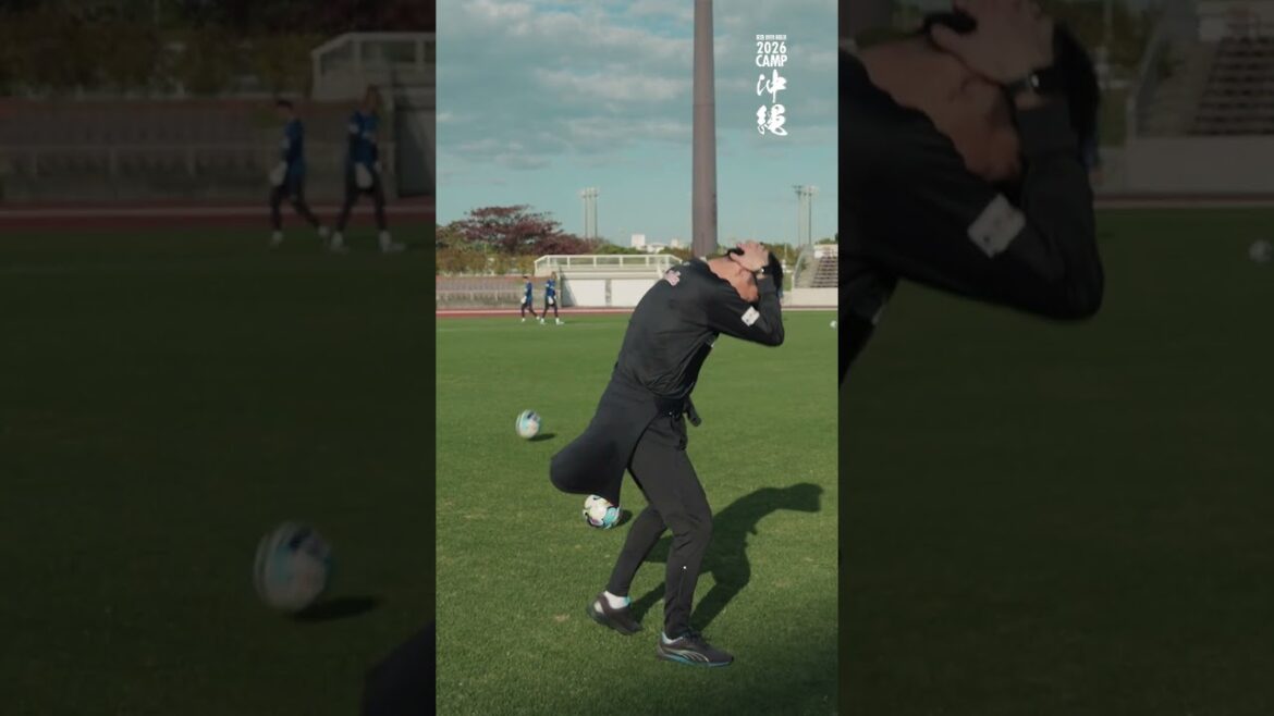 #宮沢悠生 監督の神トラップ👏✨💯#RB大宮アルディージャ #ardija #沖縄キャンプ