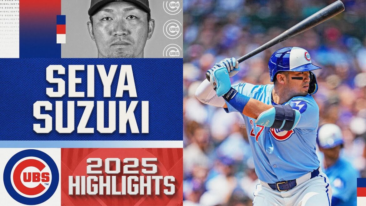 Seiya Suzuki's first 30-home run season in MLB (2025 season highlights for Cubs slugger) 🐻 鈴木誠也ハイライト